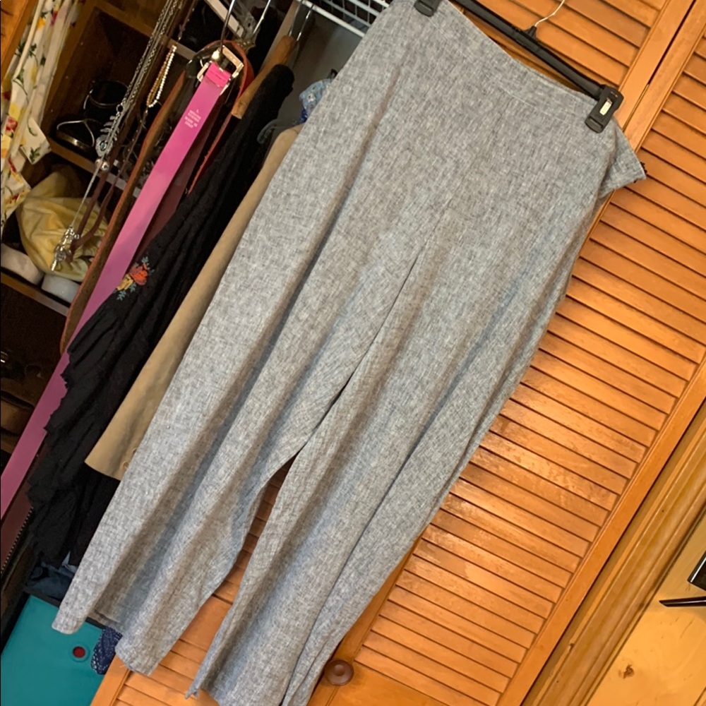 Sigrid Olson Linen Wide-Leg Pants